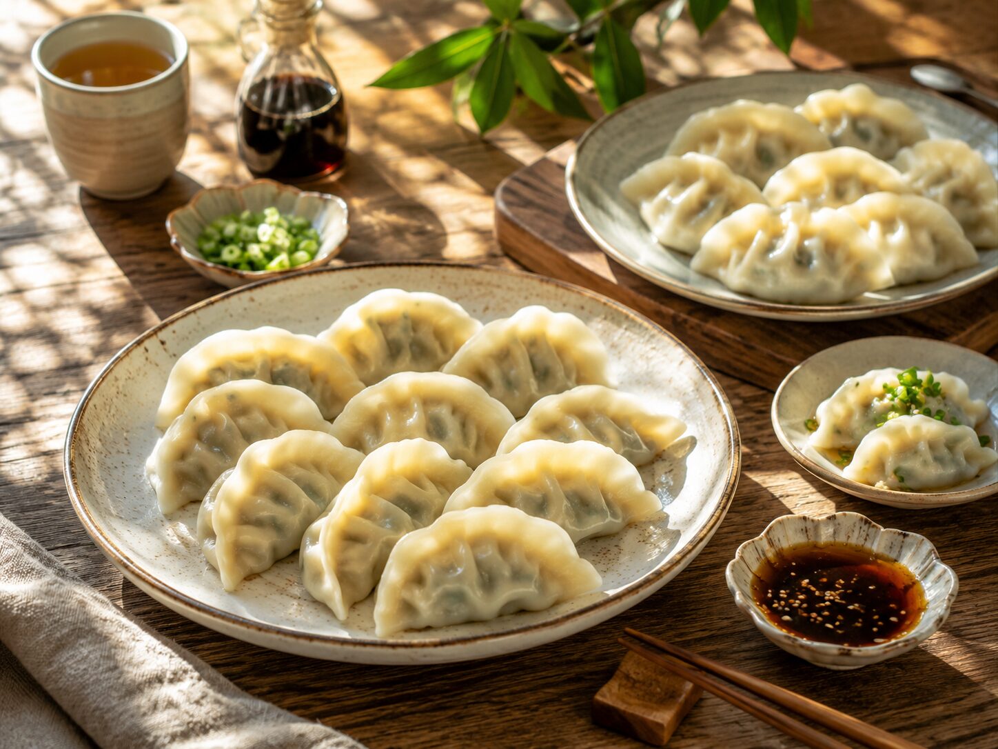 SundayBALが選ばれる理由を伝える水餃子とあたたかい食卓のイメージ