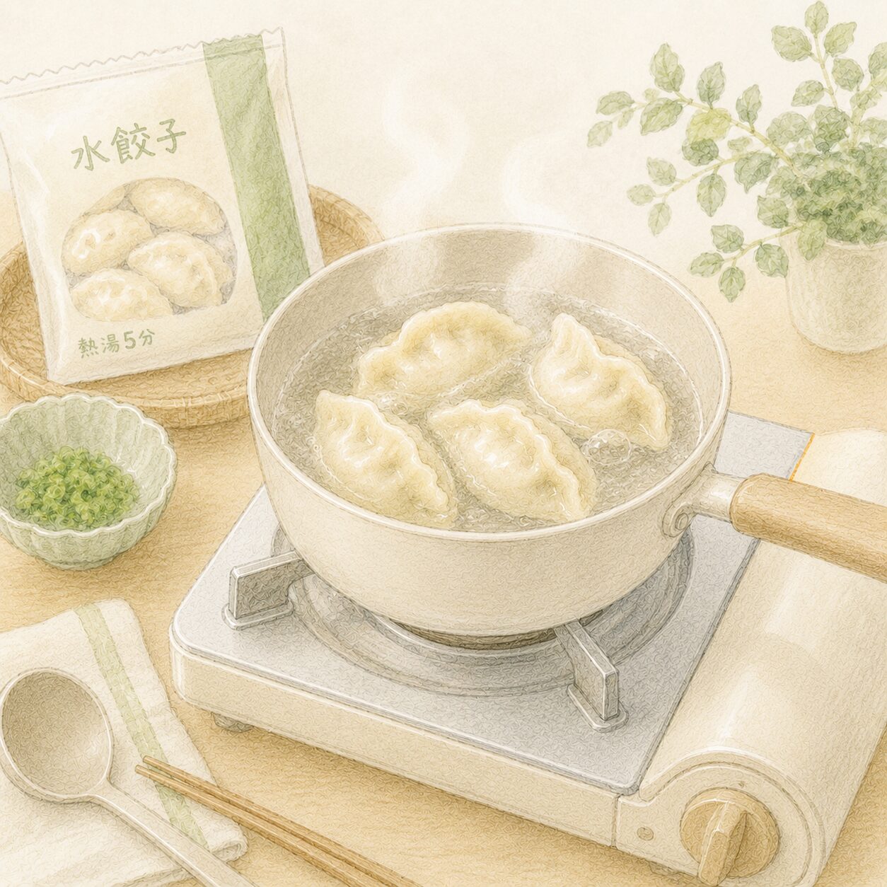 一人暮らしの食卓シーン